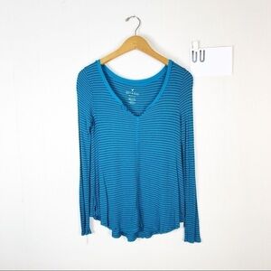 American eagle soft & sexy waffle knit top Sz M